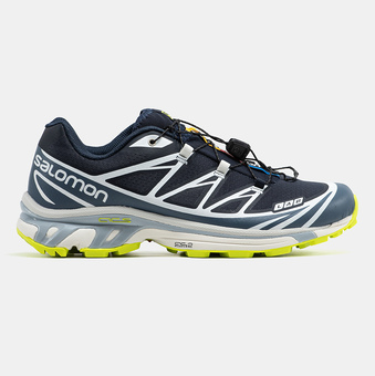 Кроссовки Salomon XT-6 Softground Navy Lime Grey