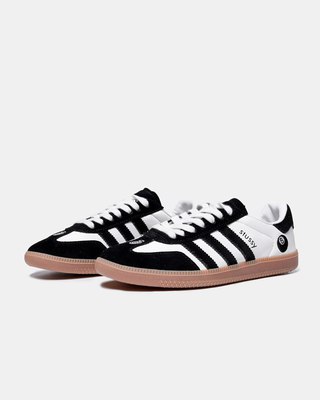 Кеды Stussy x Adidas Samba 8 Ball Concep (Белый) - фото 2 