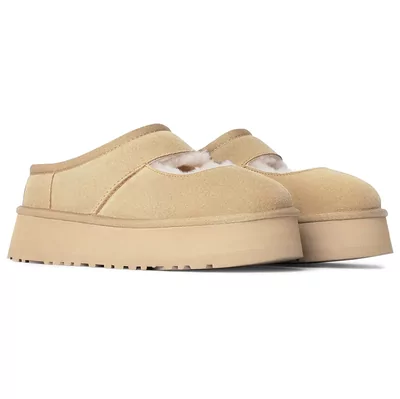 Кроссовки UGG Bea Mary Jane Beige 1167612-MDSD (Бежевый) - фото 2 