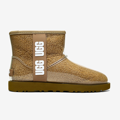 Черевики UGG Classic Clear Mini Chestnut Fleece (Коричневий) - фото 5 