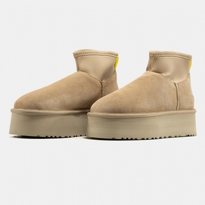 Черевики UGG Classic Mini Dipper Beige (Бежевий) - фото 2 