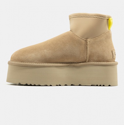 Черевики UGG Classic Mini Dipper Beige (Бежевий) - фото 4 