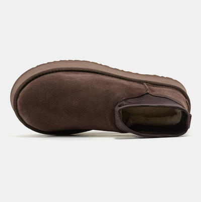 Черевики UGG Classic Mini Dipper Brown (Бежевий) - фото 3 