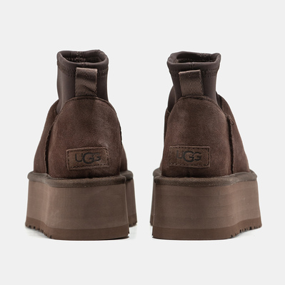 Черевики UGG Classic Mini Dipper Brown (Бежевий) - фото 5 