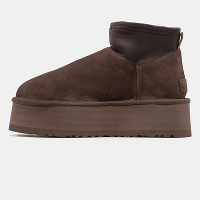 Черевики UGG Classic Mini Dipper Brown (Бежевий) - фото 4 