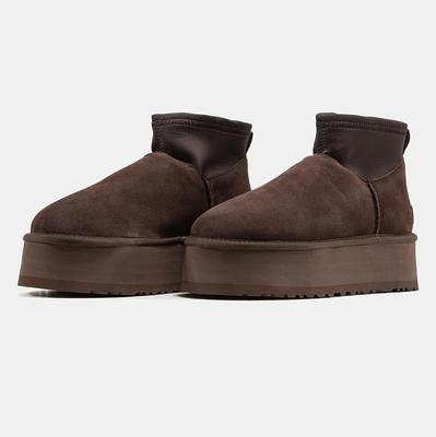 Черевики UGG Classic Mini Dipper Brown (Бежевий) - фото 2 