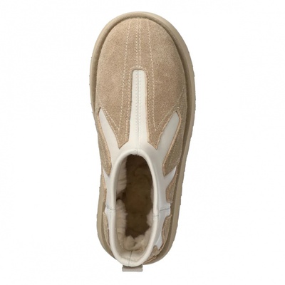 Черевики UGG Classic Mini Dipper Platform Ankle Boots Neutrals (Бежевий) - фото 4 