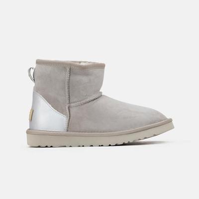Черевики UGG Classic Mini Light Grey Chromium (Сірий) - фото 1 Keedy