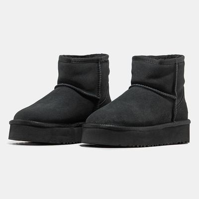 Черевики UGG Classic Mini Platform Black (Чорний) - фото 2 