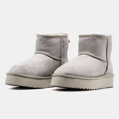 Черевики UGG Classic Mini Platform Grey (Сірий) - фото 2 
