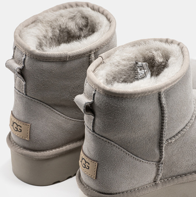 Черевики UGG Classic Mini Platform Grey (Сірий) - фото 5 