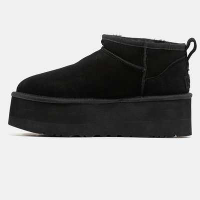 Черевики UGG Classic Ultra Mini Extra Platform Black (Чорний) - фото 4 