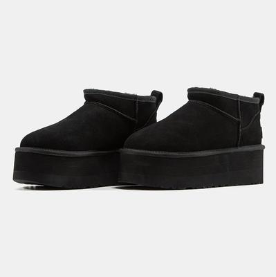 Черевики UGG Classic Ultra Mini Extra Platform Black (Чорний) - фото 2 