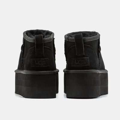 Черевики UGG Classic Ultra Mini Extra Platform Black (Чорний) - фото 5 