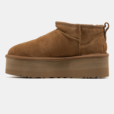 Черевики UGG Classic Ultra Mini Extra Platform Chestnut (Коричневий) - фото 4 