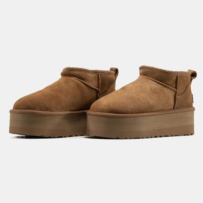 Черевики UGG Classic Ultra Mini Extra Platform Chestnut (Коричневий) - фото 2 