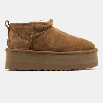 Зимове взуття UGG Classic Ultra Mini Extra Platform Chestnut