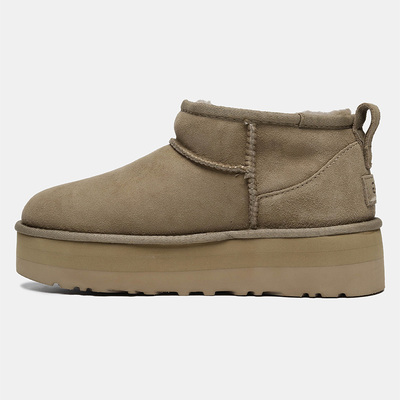 Черевики UGG Classic Ultra Mini Extra Platform Khaki (Хакі) - фото 5 