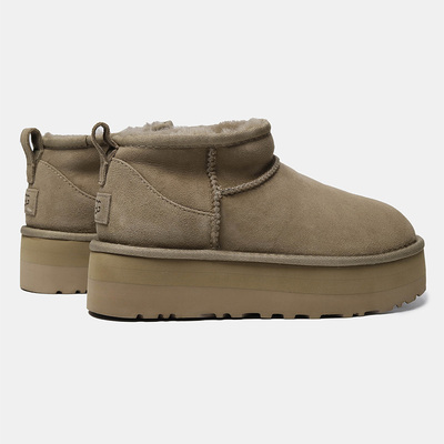 Черевики UGG Classic Ultra Mini Extra Platform Khaki (Хакі) - фото 4 