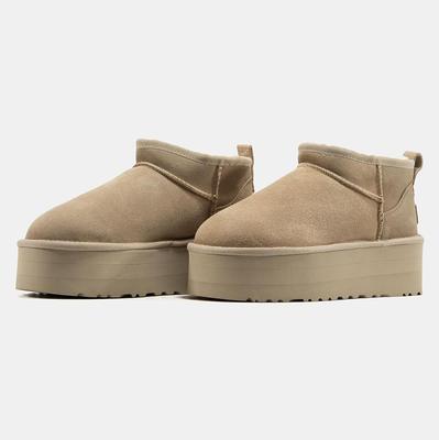 Черевики UGG Classic Ultra Mini Extra Platform Sand (Бежевий) - фото 2 