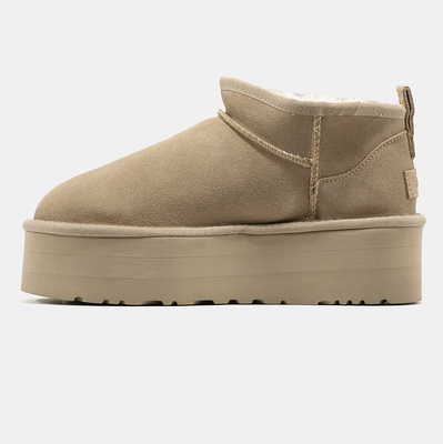 Черевики UGG Classic Ultra Mini Extra Platform Sand (Бежевий) - фото 4 