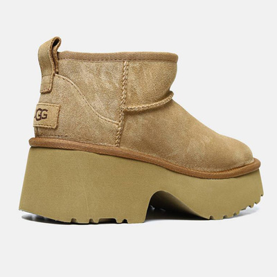 Черевики UGG Classic Ultra Mini New Heights Chestnut 1158311-CHE (Коричневий) - фото 4 