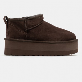 Зимове взуття UGG Classic Ultra Mini Platform Chocolate