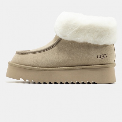 Черевики UGG Funkette Beige (Бежевий) - фото 4 