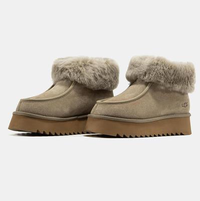 Ботинки UGG Funkette Boots Grey Taupe (Бежевый) - фото 2 