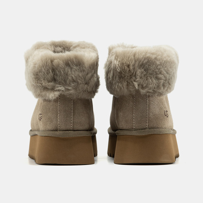 Ботинки UGG Funkette Boots Grey Taupe (Бежевый) - фото 5 