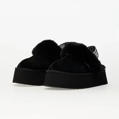 Мюлі UGG Funkette Slipper Platform Black (Чорний) - фото 2 