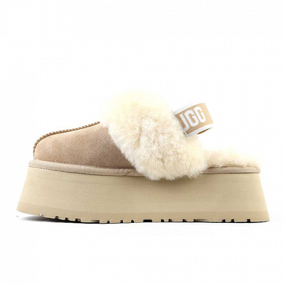 Мюлі UGG Funkette Slipper Platform Sand (Бежевий) - фото 4 
