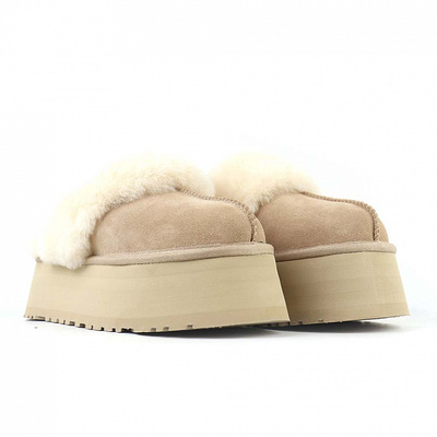 Мюлі UGG Funkette Slipper Platform Sand (Бежевий) - фото 5 