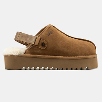 Зимове взуття UGG Lanah Clog Platform Chestnut