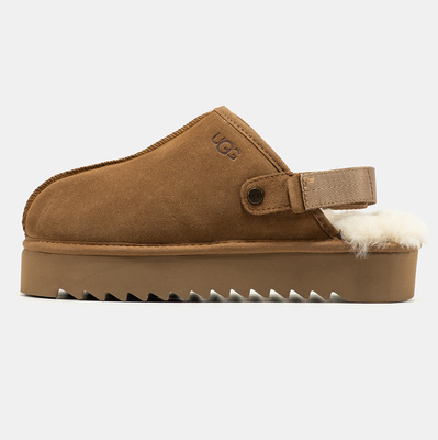 Мюлі UGG Lanah Clog Platform Chestnut (Коричневий) - фото 4 