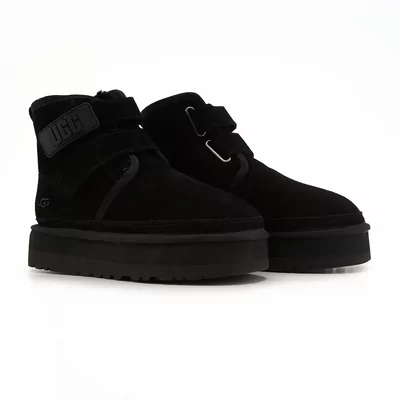 Черевики UGG Neumel Platform Black Velcro (Чорний) - фото 2 