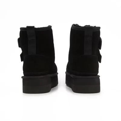 Черевики UGG Neumel Platform Black Velcro (Чорний) - фото 5 