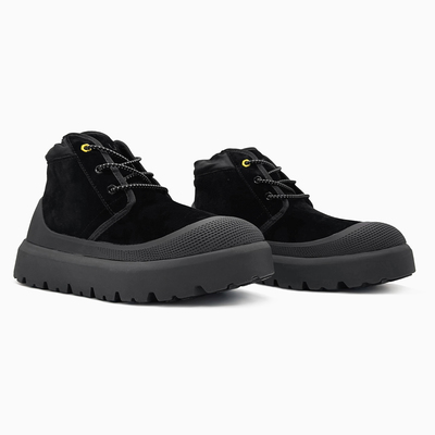 Черевики UGG Classic Ultra Mini Weather Suede Black Warm Lined Snow Boots 1174196-BLK (Чорний) - фото 2 