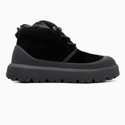 Черевики UGG Classic Ultra Mini Weather Suede Black Warm Lined Snow Boots 1174196-BLK (Чорний) - фото 4 