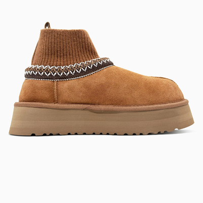 Кросівки UGG Tasman Platform Sock Chestnut (Коричневий) - фото 4 