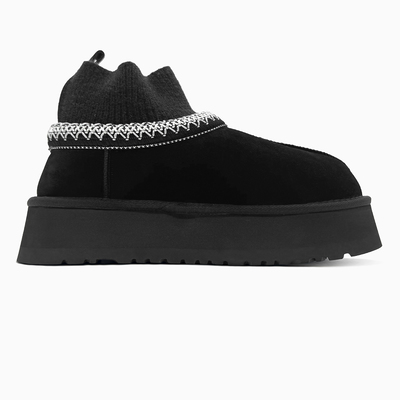 Кросівки UGG Tazz Platform Knit Black (Чорний) - фото 4 