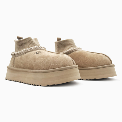 Кросівки UGG Tazz Platform Sock Sand (Бежевий) - фото 2 