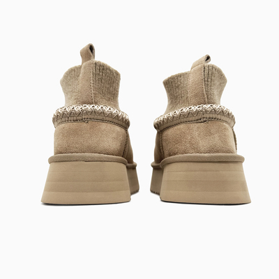 Кросівки UGG Tazz Platform Sock Sand (Бежевий) - фото 5 