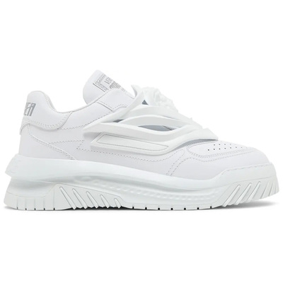 Кросівки Versace Odissea Caged Rubber Medusa Triple White 1004524 1A03180 1W010 (Білий) - фото 1 Keedy