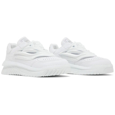 Кросівки Versace Odissea Caged Rubber Medusa Triple White 1004524 1A03180 1W010 (Білий) - фото 2 