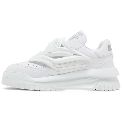 Кросівки Versace Odissea Caged Rubber Medusa Triple White 1004524 1A03180 1W010 (Білий) - фото 3 